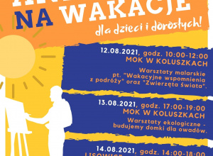 Warsztaty "Animacje na wakacje" dla dzieci i dorosłych!